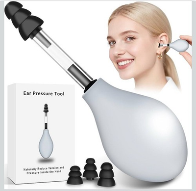 #ad Ear Relief Pressure Tool for Headaches Migraine Stress Tinnitus Airplanes $12.95