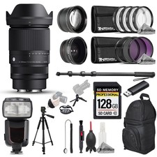 Sigma 16-300mm f/3.5-6.7 DC OS Contemporary Lens Sony E -22pc 128GB UltimateKit