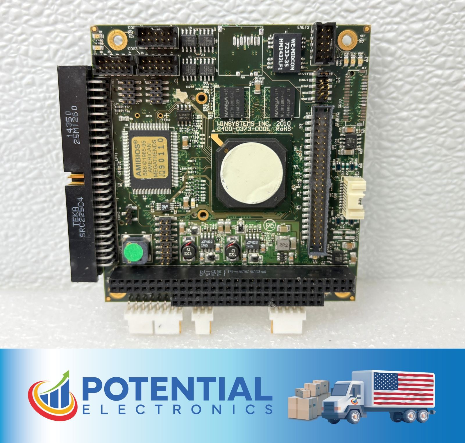 WinSystems G400-0373-000E PC/104-Plus Industrial Embedded Single Board Computer