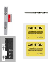 Generator Interlock Kit Compatible with Square D Homeline Meter Main 150 or 200