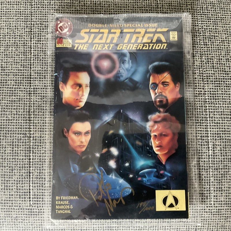 Star Trek: The Next Generation #50 DC Comics - RARE Signed by Pablo Marcos COA