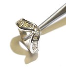 14k white gold 1ct round diamond wedding band anniversary ring 6.5g 6 — photo 10