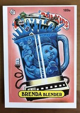'86 Topps Garbage Pail Kid - Series 5 Card #189a - BRENDA BLENDER - EX