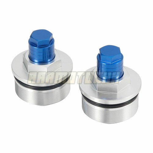 Preload Fork Caps For Suzuki GSF1200 Bandit 1996-2006 97 98 99 Adjustable Bolts - Picture 5 of 8