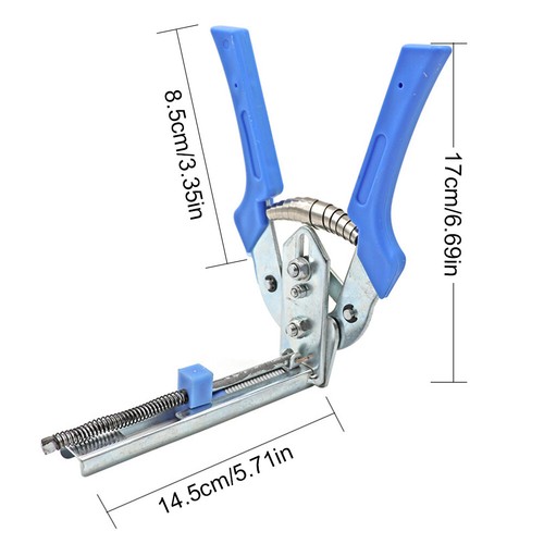 Hog Ring Pliers + 600Pcs M Clips Poultry Bird Cage Fasten Pliers Kit Repair Tool - Picture 6 of 14