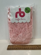 Ruffle Buns Baby Girl Diaper Cover Bloomers Pink 18-3T, New