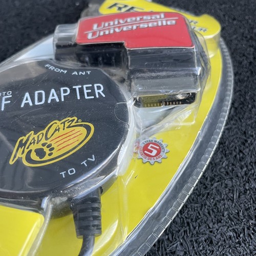 Mad Catz Universal RF Adapter XBOX PLAYSTATION PS1 PS2 GAMECUBE N64 NEW IN BOX - Picture 9 of 11