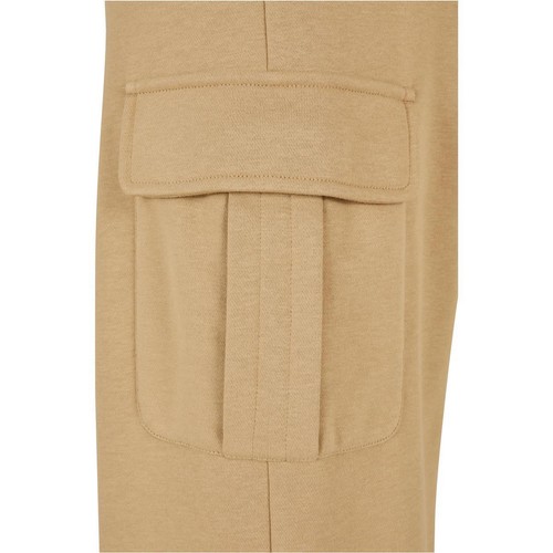 Urban Classics Ladies Highwaist Wide Leg Cargo Terry Pants Jogginghose Sweatpant - Picture 24 of 24