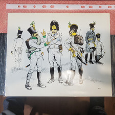 Hinton Hunt Prints Militaire, Plate NA 2, Austro-Hungarian Infantry 1809-15