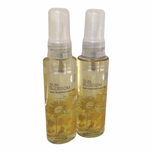 2x Essence Of Beauty Sun Blossom Body Fragrance Mist 2 oz Travel Size New FULL - Picture 10 of 15