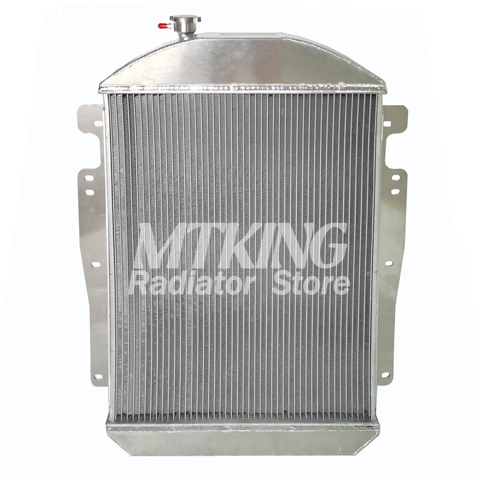 Aluminum Radiator for Fit Chevy/GMC Pick up/Truck Small Block V8 AT 1937-1938 - Imagem 3 de 4