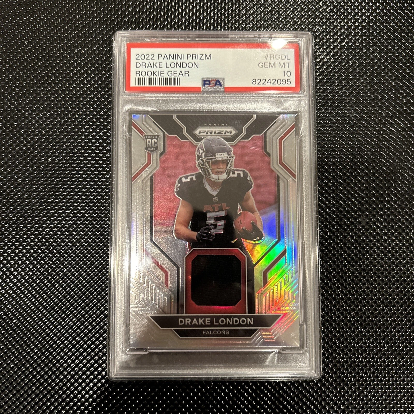 Drake London Panini Prizm Rookie Gear #RGDL Base
