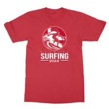 Denmark Surfing Sport Glory - 2024 Summer Games Fan Unisex T-Shirt
