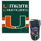 NCAA Miami Hurricanes Ultra Soft Throw Blanket, 50" x 60"