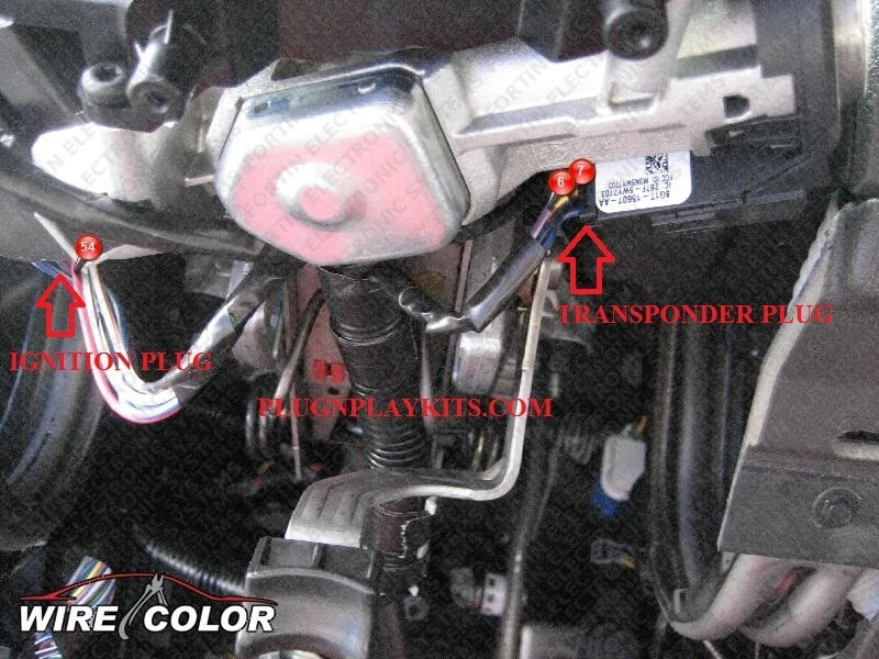 Ford Taurus Plug and Play 2008-2015 arranque remoto utiliza control remoto OEM para arrancar Foto 3 de 4