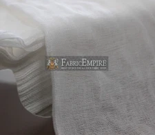 Grade 40, 100% Pure/Natural/Bleached Cheesecloth Cotton Fabric