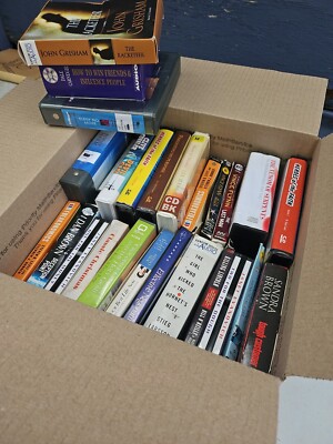 Lot of 26 Audiobooks on CD, See Pictures Mystery Crime + More! Trl1#322