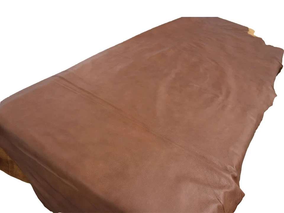 MAPLE BROWN LEATHER - Upholstery Cowhide Leather -  2.5 oz - 3 oz (1.0 to 1.2mm) - Image 4 of 4
