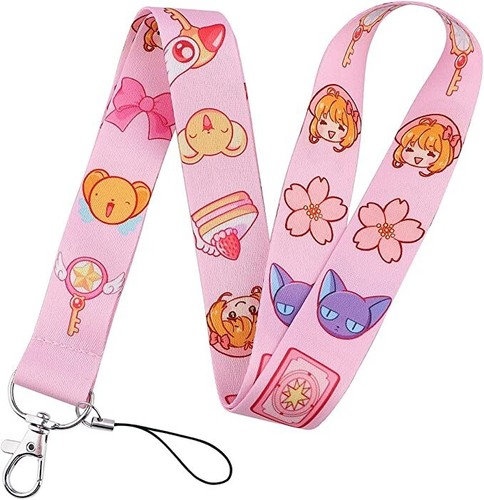 Cardcaptor Sakura CCS Manga Anime 17,7" Collo Cordino Portachiavi ID Badge - Foto 1 di 6