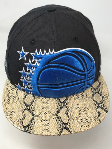 Orland Magic Snake Skin Bill NBA Hardwood Classic Strapback 3D Hat 47 Brand