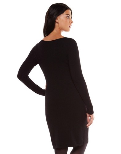 NWT Women's Elie Tahari for KOHLS L/S Chenille Mix Knit Sheath Dress Sz XL - Picture 9 of 12
