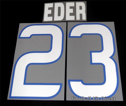 Sampdoria eder 23 2012/13 Football Name/Number Set Kit Home - 第 1/1 張圖片