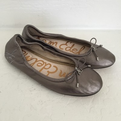 sam edelman silver flats