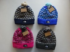 North Face Girl's Chunky Pom Winter Beanie NWT 2019