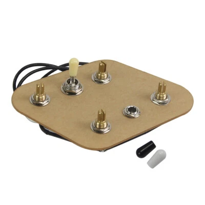 FLEOR Prewired 2T2V Electric Guitar Wiring Harness Kit 3 Way Toggle Switch SG