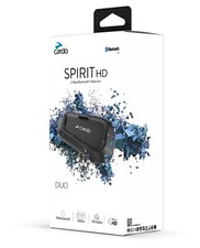 Cardo Spirit HD Duo Doppelset Motorrad Sprech...