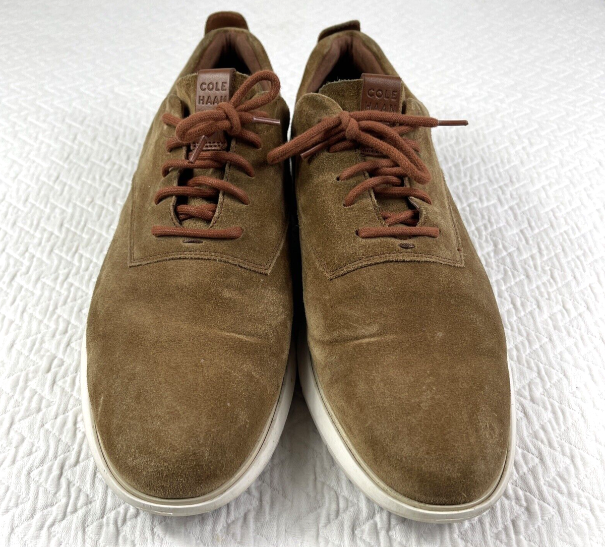 Cole Haan Grand OS Brown Suede Shoes Men display picture 1