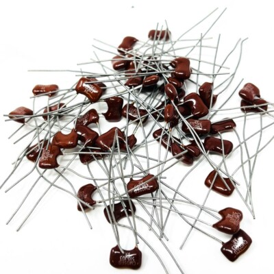 Cornell Dubilier CM05ED Silver Mica Capacitor 50pF 500V CM05ED510J03, 50 pcs New