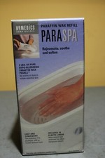 HoMedics ParaSpa Paraffin Wax Refill Complete Kit 2 lbs 20 Liners Open Box