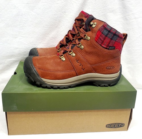 Keen Kaci III Waterproof Brown Leather Boots New With Box Women’s Size 10.5 - Picture 3 of 16