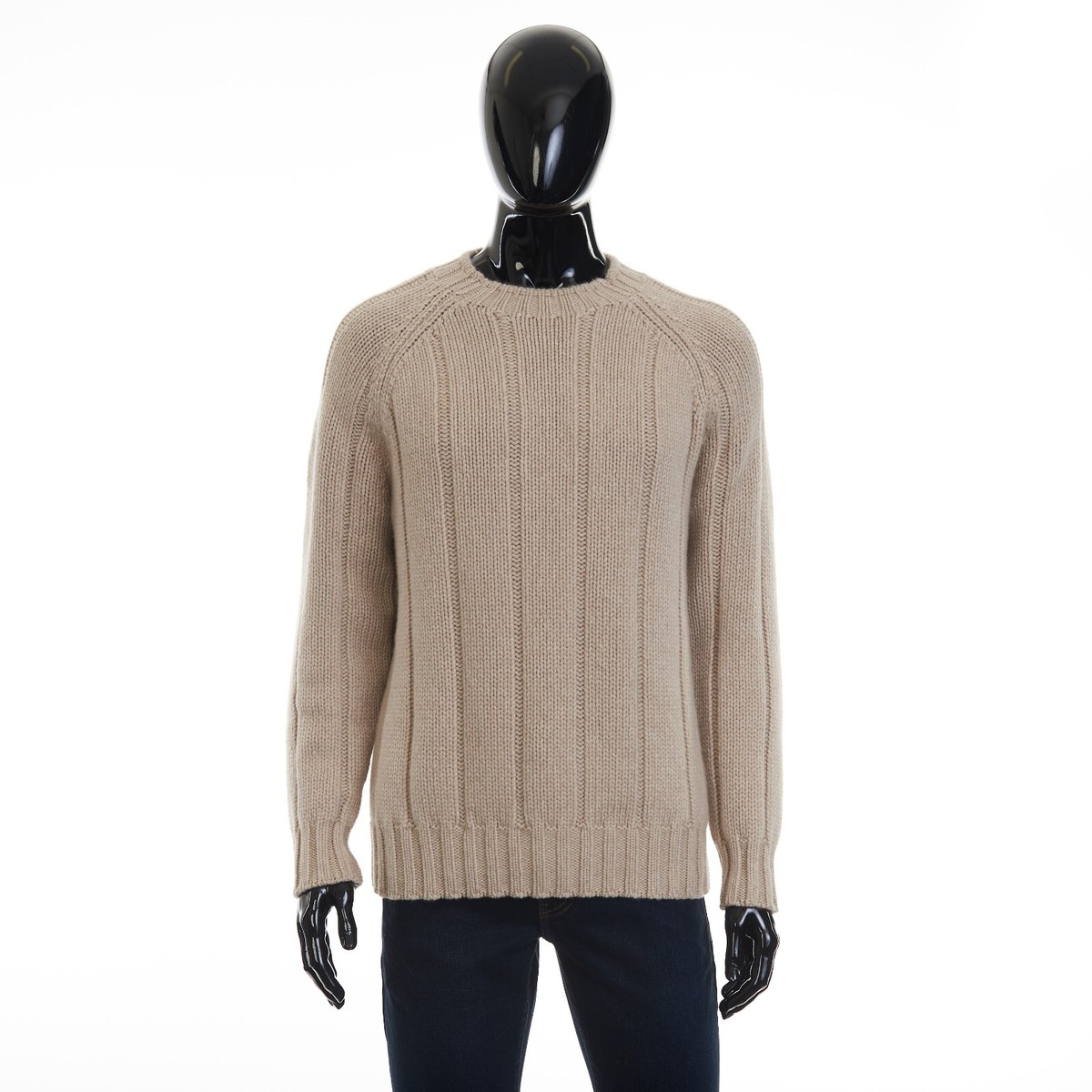 BRUNELLO CUCINELLI 半袖デザインニット BRUNELLO CUCINELLI 4950$ Cashmere Sweater - Beige, Raglan