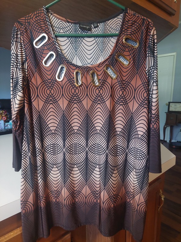 la vanya Women's Top Large