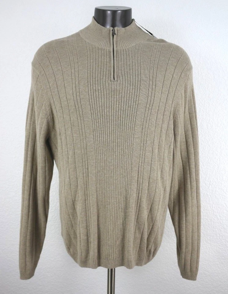 NEW Perry Ellis Men's Pullover 1/4 Zip Sweater Size XXL - Image 2 of 4