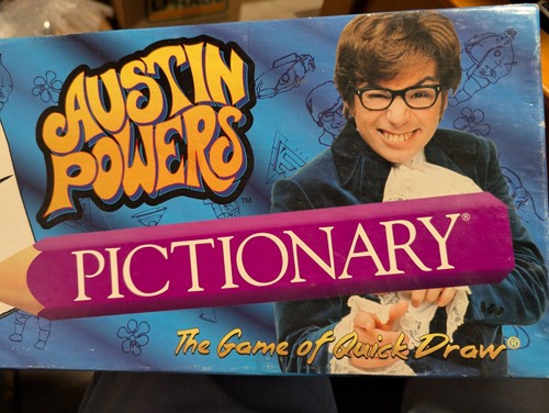 PICTIONARY AUSTIN POWERS Edition 100% COMPLETE UNPLAYED 2002 Yeah! Baby! - Picture 2 of 21