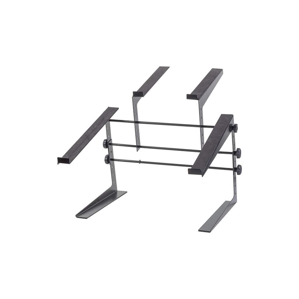 Headliner Covina Portable Dual DJ Controller Stand; Adjustable