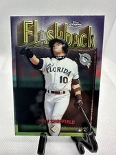 1998 Topps Chrome GARY SHEFFIELD Flashback Refractor Montreal Expos - clean 