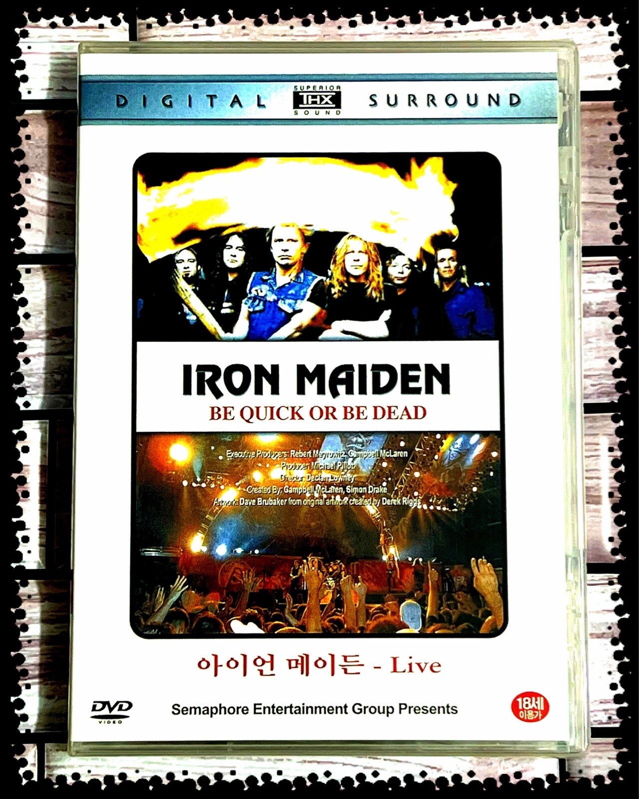 Iron Maiden Be Quick or Be Dead Concert DVD Live Performance