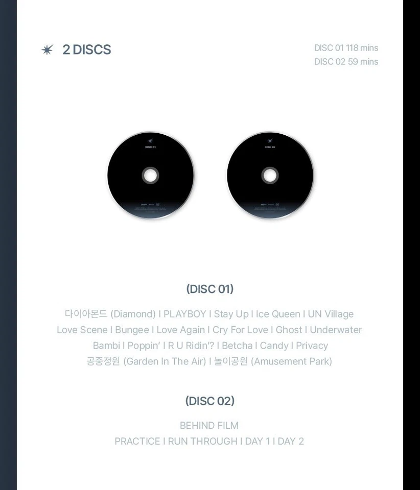 BAEKHYUN 2024 BAEKHYUN ASIA TOUR [Lonsdaleite] in SEOUL DVD 2Disc+Book+Photo+etc Foto 4 de 4