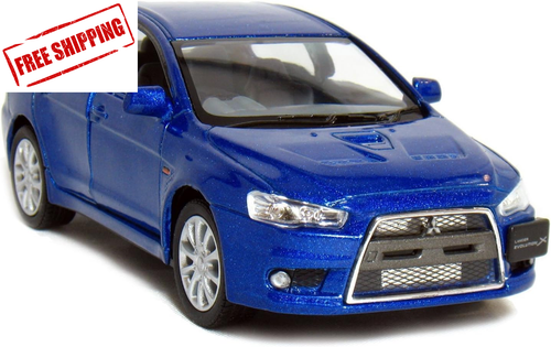 5 2008 Mitsubishi Lancer Evolution X 1:36 Scale (Blue)