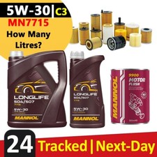 CAR SERVICE KITS LONGLIFE 504/507 5W-30 ACEA C3 MN7715 FOR BMW VW MB PORSCHE