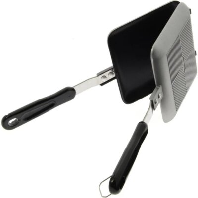 NGT Sandwichmaker Toaster Toastie Maker für Gaskocher Outdoor Pfanne