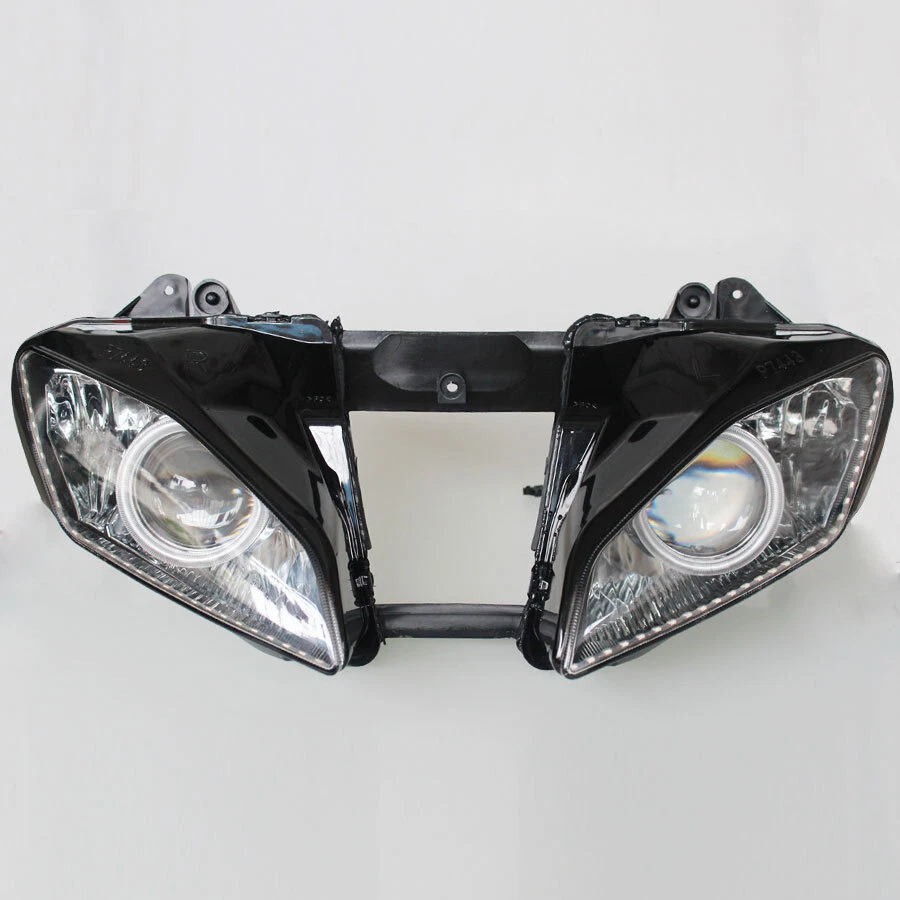 Devil Angel Eye Headlight Assembly Projector Lamp For Yamaha YZF R6 2008-2015 - Image 2 of 4