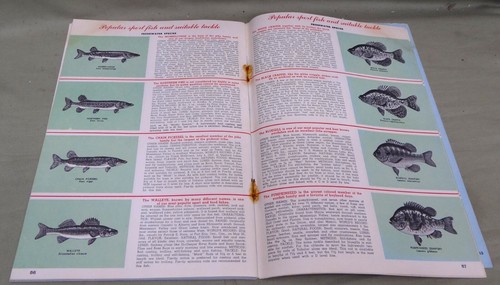 1960 Heddon 63 Seiten Farbe/BW Katalog Angelgeräte, Umschlag/Flieger enthalten - Bild 9 von 10