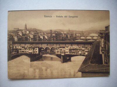 Firenze - Veduta del Lungarno Postcard