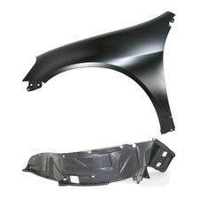 2 Primed Steel Fenders No Holes Left Plastic Wheel Liner Acura Rsx 05-06 2 Primed Steel Fenders No Holes Left Plastic Wheel Liner Acura Rsx 05-06