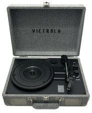 Victrola The Journey Signature Suitcase Record Player VSC-450SB Heather Gray